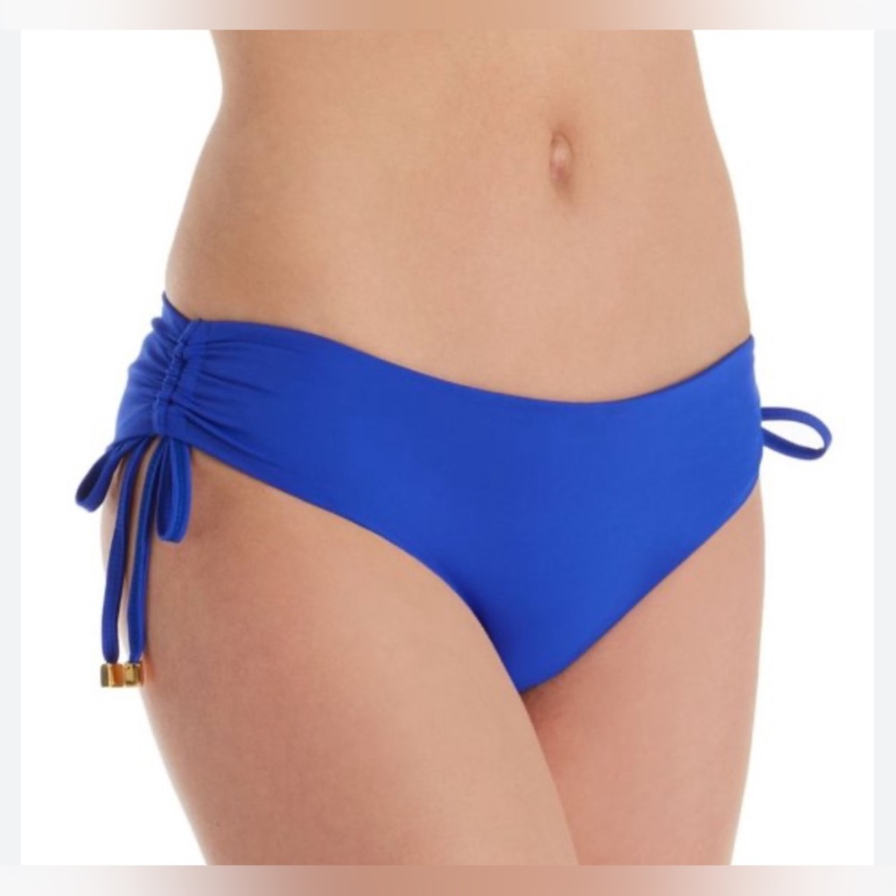 Saha Royal Blue Adjustable Bikini Swim Bottom Size Small NWT